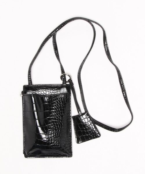 AMERICAN HOLIC（アメリカンホリック）の「キーケース付きスマホショルダー（ショルダーバッグ・レディース・ブラック/ベージュ/レッド/アイボリー・FREE）」の11枚目の写真