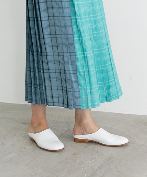 note et silence （ノートエシロンス）の「◇【 AMB100貨 】RNチェックカラーコンビネーションプリーツスカート（スカート・レディース・ブラウン系その他/ブルー系その他/ピンク系その他・FREE）」の14枚目の写真