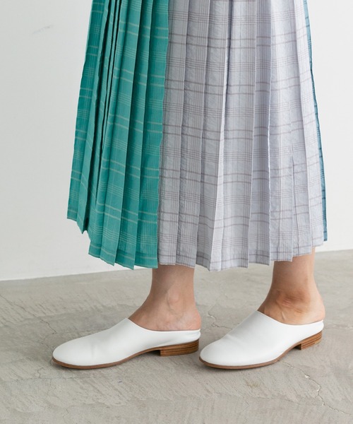 note et silence （ノートエシロンス）の「◇【 AMB100貨 】RNチェックカラーコンビネーションプリーツスカート（スカート・レディース・ブラウン系その他/ブルー系その他/ピンク系その他・FREE）」の20枚目の写真