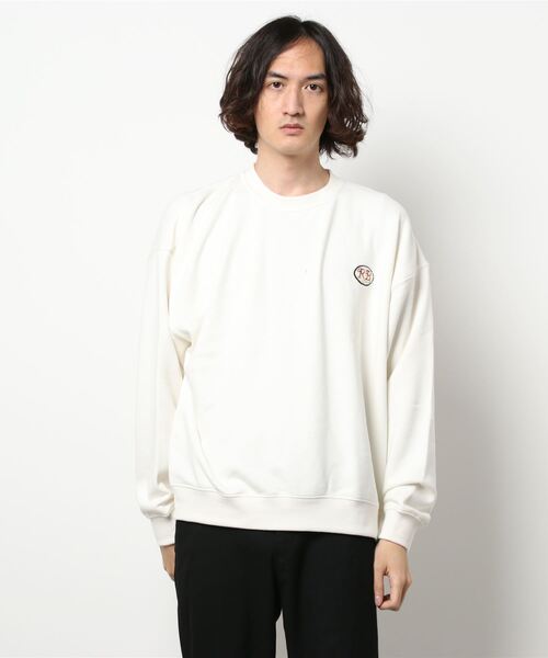 BACK NUMBER（バックナンバー）の「【BACK NUMBER】「RefurBish」 クルーネックトレーナー（スウェット・メンズ・パープル/オフホワイト/ネイビー・L/S/M/XL）」の10枚目の写真