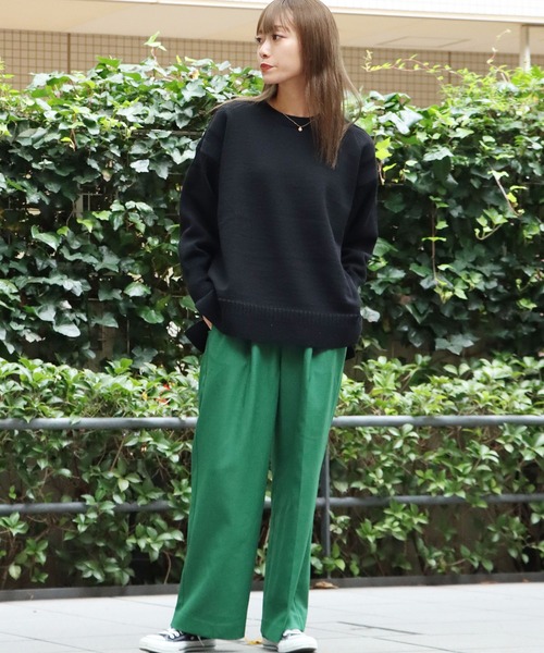 Vincent et Mireille(バンソンエミレイユ)の「VINCENT ET MIREILLE/ヴァンソン エ ミレイユ FISHERMANS SWEATER 8GG ニット(ニット/セーター・レディース・ブラック/ブラウン/アイボリー/ナチュラル・36)」の22枚目の写真
