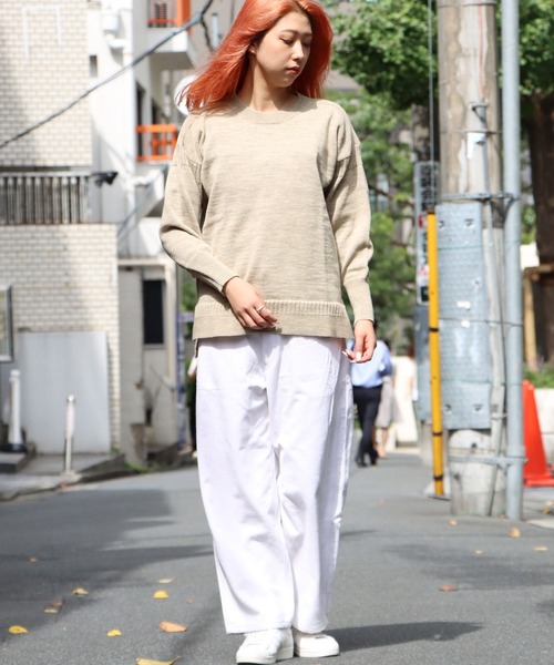 Vincent et Mireille(バンソンエミレイユ)の「VINCENT ET MIREILLE/ヴァンソン エ ミレイユ FISHERMANS SWEATER 8GG ニット(ニット/セーター・レディース・ブラック/ブラウン/アイボリー/ナチュラル・36)」の13枚目の写真