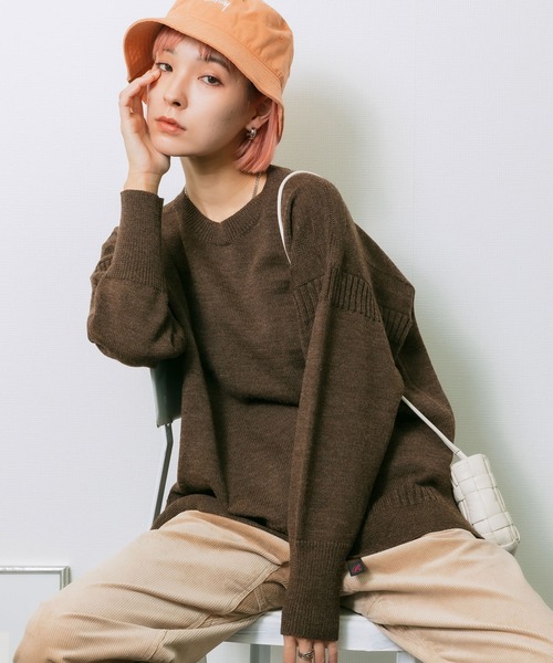 Vincent et Mireille(バンソンエミレイユ)の「VINCENT ET MIREILLE/ヴァンソン エ ミレイユ FISHERMANS SWEATER 8GG ニット(ニット/セーター・レディース・ブラック/ブラウン/アイボリー/ナチュラル・36)」の15枚目の写真