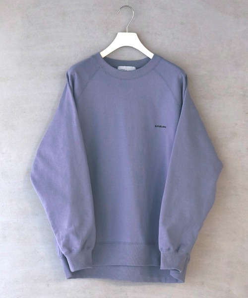 lautreamont BLEUBLANC（ロートレアモンブルーブラン）の「<lautreamont BLEUBLANC>スモールロゴ裏毛スウェット≪洗濯機で洗える≫（Tシャツ/カットソー・レディース・ネイビー/パープル/ブラウン・9号）」の3枚目の写真