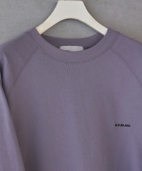 lautreamont BLEUBLANC（ロートレアモンブルーブラン）の「<lautreamont BLEUBLANC>スモールロゴ裏毛スウェット≪洗濯機で洗える≫（Tシャツ/カットソー・レディース・ネイビー/パープル/ブラウン・9号）」の21枚目の写真