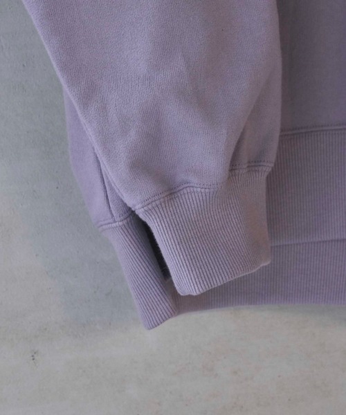 lautreamont BLEUBLANC（ロートレアモンブルーブラン）の「<lautreamont BLEUBLANC>スモールロゴ裏毛スウェット≪洗濯機で洗える≫（Tシャツ/カットソー・レディース・ネイビー/パープル/ブラウン・9号）」の19枚目の写真