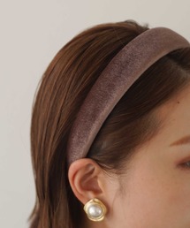 ammy.（エイミードット）の「【 ammy. / エイミードット 】ベロア カチューシャ（カチューシャ）」