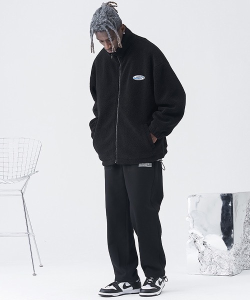 HARSH AND CRUEL（ハーシュアンドクルーエル）の「スタンドカラー ボアフリースジャケット HC21S58【Harsh and Cruel】（ブルゾン・メンズ・ブラック/ホワイト/ライトブルー・L/S/M/XL）」の22枚目の写真