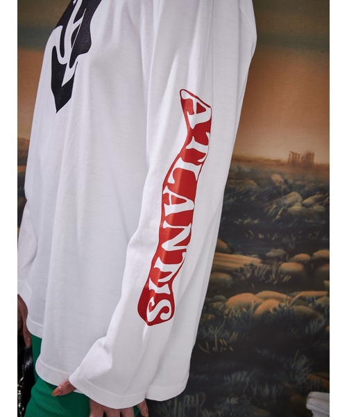 PAMEO POSE(パメオポーズ)の「Wife’s Pet Long-T(Tシャツ/カットソー・レディース・ホワイト/ブラック/ブルー・FREE)」の11枚目の写真