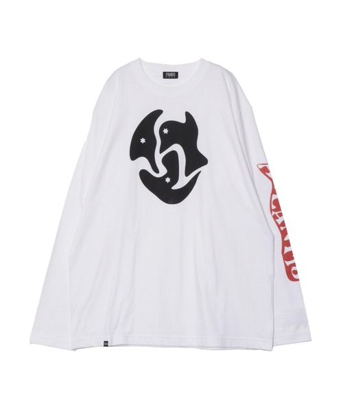 PAMEO POSE(パメオポーズ)の「Wife’s Pet Long-T(Tシャツ/カットソー・レディース・ホワイト/ブラック/ブルー・FREE)」の4枚目の写真