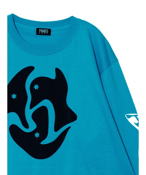 PAMEO POSE(パメオポーズ)の「Wife’s Pet Long-T(Tシャツ/カットソー・レディース・ホワイト/ブラック/ブルー・FREE)」の5枚目の写真