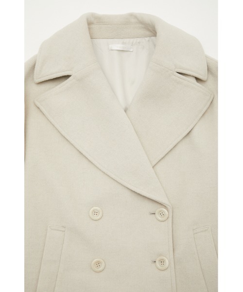 rienda（リエンダ）の「ルーズウールミックスピーコート（ピーコート・レディース・ブラック/ホワイト/ライトブラウン・MEDIUM/SMALL）」の22枚目の写真