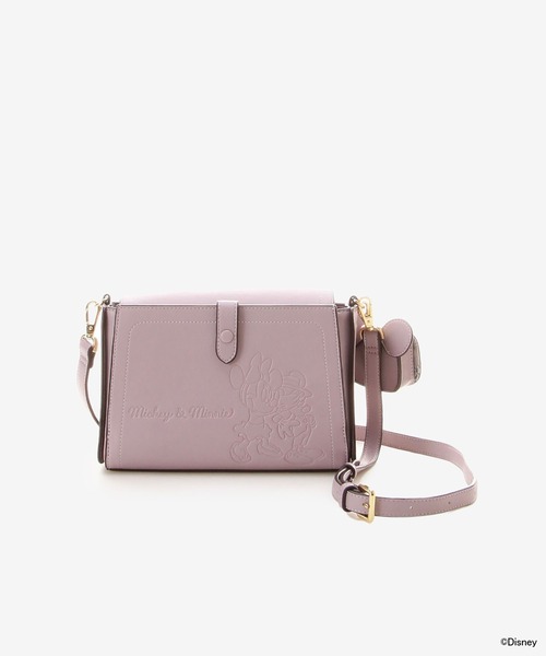 Samantha Thavasa(サマンサタバサ)の「「ミッキー&ミニー」コレクション AirPodsケース付きショルダーバッグ(ショルダーバッグ・レディース・ブラック/ピンクベージュ・FREE)」の9枚目の写真