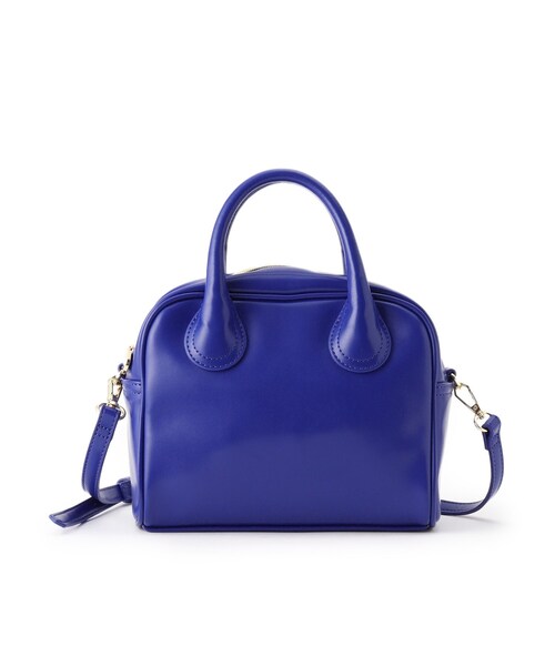 AG by aquagirl(エージーバイアクアガール)の「◆フェイクレザーボックスボストン【2WAY】(ボストンバッグ・レディース・オフホワイト/グレー/ネイビー・00)」の9枚目の写真