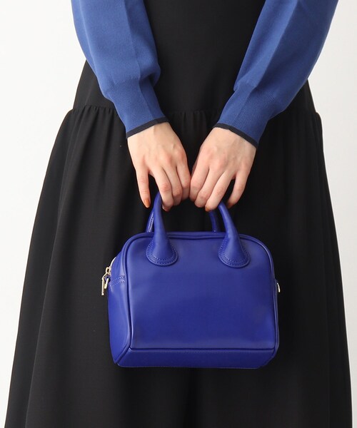 AG by aquagirl(エージーバイアクアガール)の「◆フェイクレザーボックスボストン【2WAY】(ボストンバッグ・レディース・オフホワイト/グレー/ネイビー・00)」の14枚目の写真