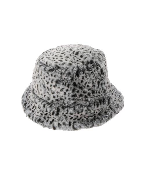 koe(コエ)の「ファーバケットハット*(キャップ・レディース・グレー/ブラック/ベージュ/アイボリー・FREE)」の9枚目の写真