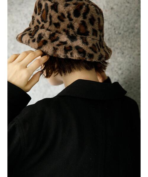 koe(コエ)の「ファーバケットハット*(キャップ・レディース・グレー/ブラック/ベージュ/アイボリー・FREE)」の13枚目の写真