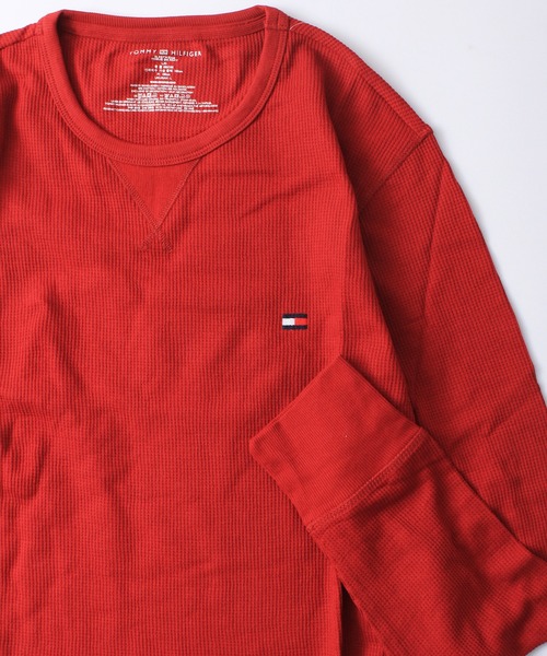 TOMMY HILFIGER(トミーヒルフィガー)の「【Tommy Hilfiger】トミーヒルフィガー Tシャツ 長袖 ロンT サーマル THERMAL LS TEE ロゴ 09T3585(Tシャツ/カットソー・メンズ・ホワイト/ブラック/グレー/レッド/アイボリー/ダークネイビー/ブラウン・S/M/L/XL/XXL)」の7枚目の写真