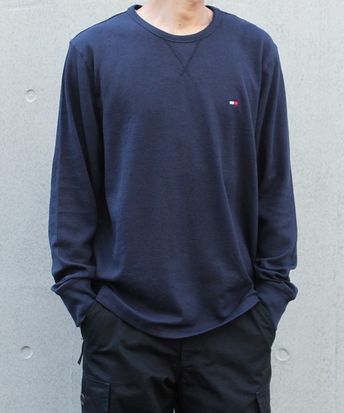 TOMMY HILFIGER(トミーヒルフィガー)の「【Tommy Hilfiger】トミーヒルフィガー Tシャツ 長袖 ロンT サーマル THERMAL LS TEE ロゴ 09T3585(Tシャツ/カットソー・メンズ・ホワイト/ブラック/グレー/レッド/アイボリー/ダークネイビー/ブラウン・S/M/L/XL/XXL)」の19枚目の写真