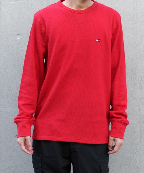 TOMMY HILFIGER(トミーヒルフィガー)の「【Tommy Hilfiger】トミーヒルフィガー Tシャツ 長袖 ロンT サーマル THERMAL LS TEE ロゴ 09T3585(Tシャツ/カットソー・メンズ・ホワイト/ブラック/グレー/レッド/アイボリー/ダークネイビー/ブラウン・S/M/L/XL/XXL)」の16枚目の写真