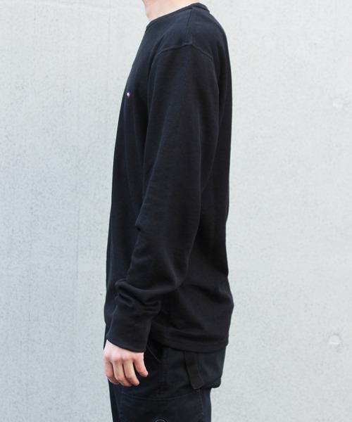TOMMY HILFIGER(トミーヒルフィガー)の「【Tommy Hilfiger】トミーヒルフィガー Tシャツ 長袖 ロンT サーマル THERMAL LS TEE ロゴ 09T3585(Tシャツ/カットソー・メンズ・ホワイト/ブラック/グレー/レッド/アイボリー/ダークネイビー/ブラウン・S/M/L/XL/XXL)」の13枚目の写真