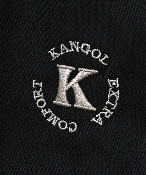 KANGOL EXTRA COMFORT（カンゴールエクストラコンフォート）の「【KANGOL EXTRA COMFORT(カンゴール エクストラコンフォート)】《WEB限定》ワイドストレート ロゴ刺繍ツイル ベイカーパンツ（その他パンツ・レディース・ブラック/ベージュ/カーキ・LL/M/L）」の7枚目の写真