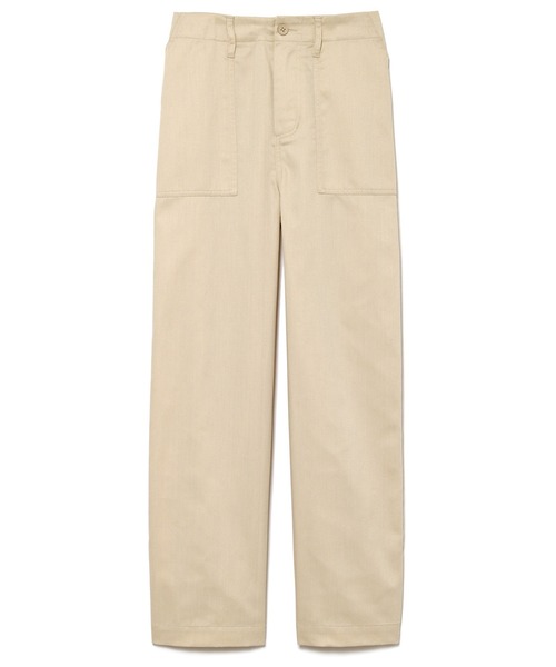 KANGOL EXTRA COMFORT（カンゴールエクストラコンフォート）の「【KANGOL EXTRA COMFORT(カンゴール エクストラコンフォート)】《WEB限定》ワイドストレート ロゴ刺繍ツイル ベイカーパンツ（その他パンツ・レディース・ブラック/ベージュ/カーキ・LL/M/L）」の16枚目の写真