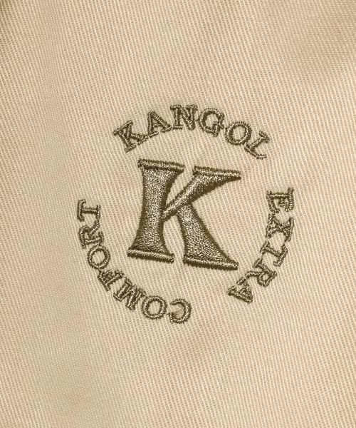 KANGOL EXTRA COMFORT（カンゴールエクストラコンフォート）の「【KANGOL EXTRA COMFORT(カンゴール エクストラコンフォート)】《WEB限定》ワイドストレート ロゴ刺繍ツイル ベイカーパンツ（その他パンツ・レディース・ブラック/ベージュ/カーキ・LL/M/L）」の17枚目の写真