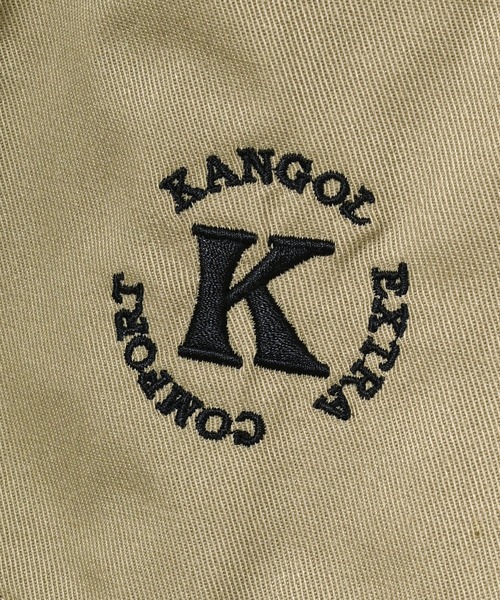 KANGOL EXTRA COMFORT（カンゴールエクストラコンフォート）の「【KANGOL EXTRA COMFORT(カンゴール エクストラコンフォート)】《WEB限定》ワイドストレート ロゴ刺繍ツイル ベイカーパンツ（その他パンツ・レディース・ブラック/ベージュ/カーキ・LL/M/L）」の11枚目の写真