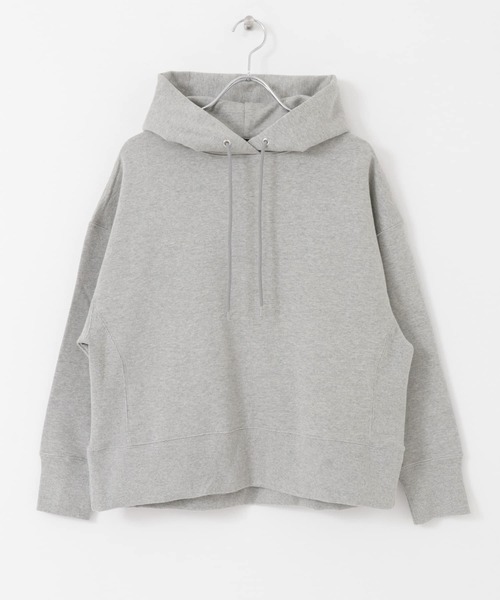 URBAN RESEARCH（アーバンリサーチ）の「ハイゲージ裏毛フーディー（Tシャツ/カットソー・レディース・グレー/オフホワイト・FREE）」の18枚目の写真