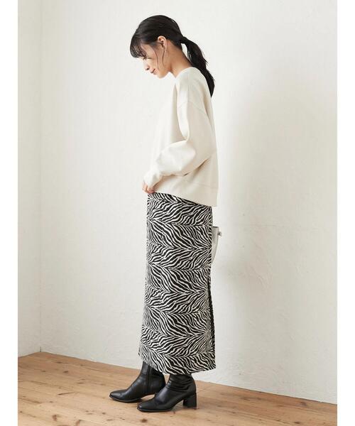 Green　Parks（グリーンパークス）の「ダンボールクッションショート丈プルオーバー＊（スウェット・レディース・サックスブルー/ブラック/ライトベージュ・FREE）」の4枚目の写真