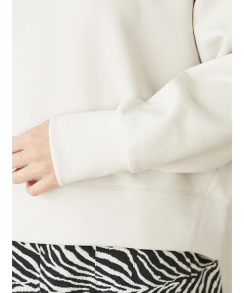 Green　Parks（グリーンパークス）の「ダンボールクッションショート丈プルオーバー＊（スウェット・レディース・サックスブルー/ブラック/ライトベージュ・FREE）」の10枚目の写真