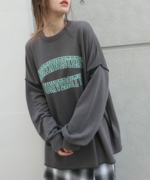 CORNERS | カレッジロゴルーズスウェット(スウェット)