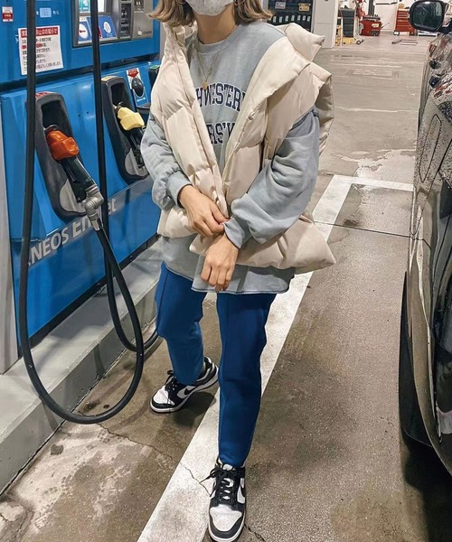 CORNERS（コーナーズ）の「カレッジロゴルーズスウェット（スウェット・レディース・スミクロ/杢グレー/オートミール/ライトグリーン・FREE）」の22枚目の写真