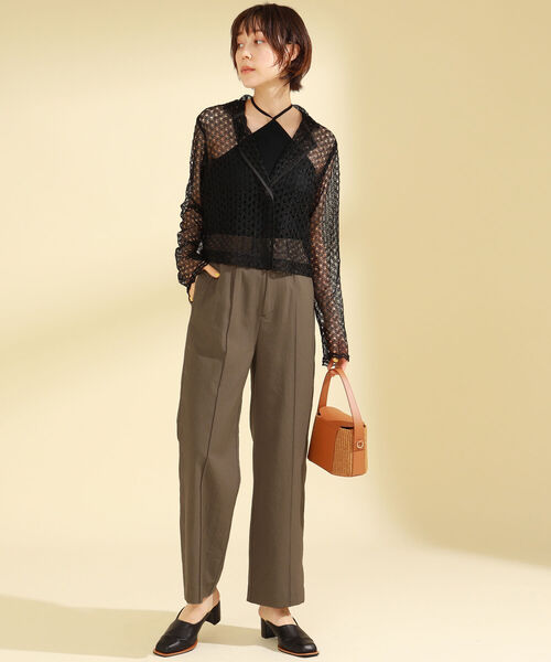 Ray BEAMS（レイビームス）の「Ray BEAMS / レース ジャケット（その他アウター・レディース・ブラック/ブルー・ONE SIZE）」の7枚目の写真