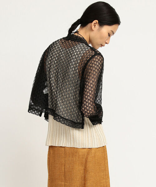 Ray BEAMS（レイビームス）の「Ray BEAMS / レース ジャケット（その他アウター・レディース・ブラック/ブルー・ONE SIZE）」の16枚目の写真