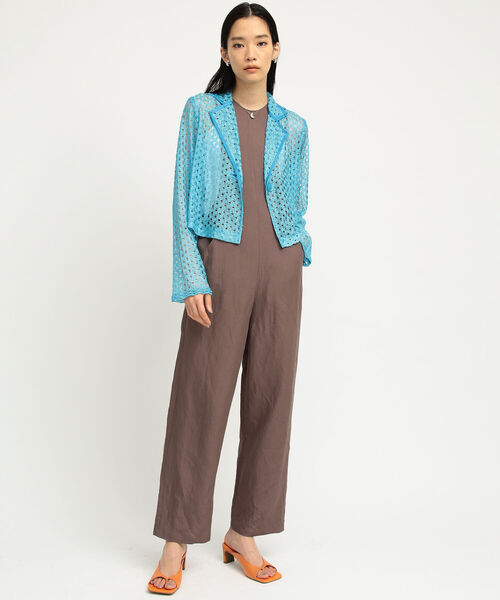 Ray BEAMS（レイビームス）の「Ray BEAMS / レース ジャケット（その他アウター・レディース・ブラック/ブルー・ONE SIZE）」の12枚目の写真