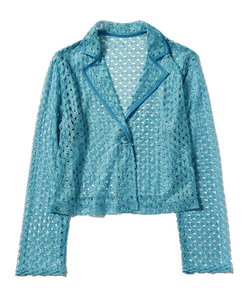 Ray BEAMS（レイビームス）の「Ray BEAMS / レース ジャケット（その他アウター・レディース・ブラック/ブルー・ONE SIZE）」の20枚目の写真