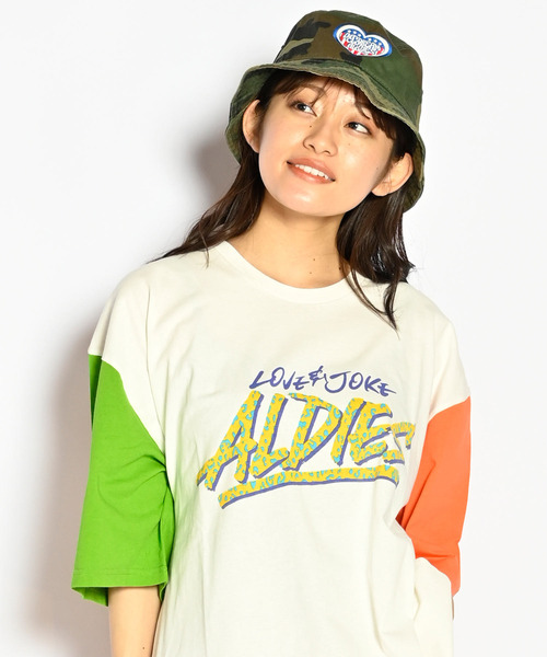 ALDIES（アールディーズ）の「DDC Bucket Hat / ディーディーシーバケットハット（ハット・メンズ・カモフラージュ/ブラック/ベージュ・FREE）」の5枚目の写真