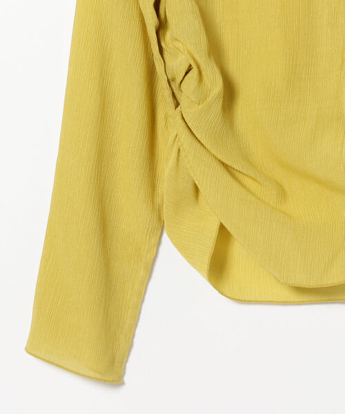 Ray BEAMS(レイビームス)の「Ray BEAMS / サイド ギャザー カーディガン(カーディガン/ボレロ・レディース・ブラック/イエロー・ONE SIZE)」の17枚目の写真