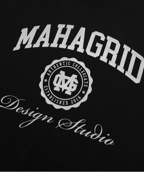 MAHAGRID（マハグリッド）の「【mahagrid】AUTHENTIC SWEATSHIRT / マハグリッド オーセンティック ロゴ スウェットシャツ / 裏地パイル（スウェット・メンズ・クリーム/ブラック/ネイビー/ライトグレー・LARGE/SMALL/X-LARGE/MEDIUM）」の13枚目の写真