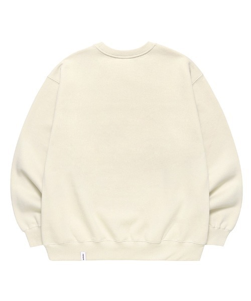 MAHAGRID（マハグリッド）の「【mahagrid】AUTHENTIC SWEATSHIRT / マハグリッド オーセンティック ロゴ スウェットシャツ / 裏地パイル（スウェット・メンズ・クリーム/ブラック/ネイビー/ライトグレー・LARGE/SMALL/X-LARGE/MEDIUM）」の18枚目の写真