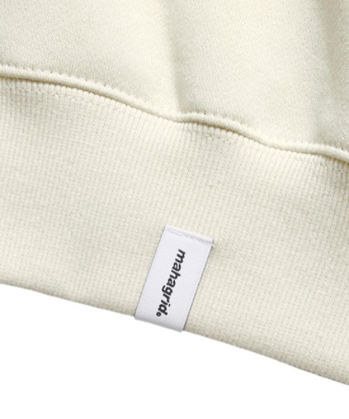 MAHAGRID（マハグリッド）の「【mahagrid】AUTHENTIC SWEATSHIRT / マハグリッド オーセンティック ロゴ スウェットシャツ / 裏地パイル（スウェット・メンズ・クリーム/ブラック/ネイビー/ライトグレー・LARGE/SMALL/X-LARGE/MEDIUM）」の21枚目の写真