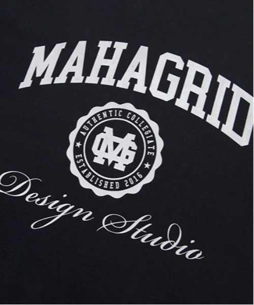 MAHAGRID（マハグリッド）の「【mahagrid】AUTHENTIC SWEATSHIRT / マハグリッド オーセンティック ロゴ スウェットシャツ / 裏地パイル（スウェット・メンズ・クリーム/ブラック/ネイビー/ライトグレー・LARGE/SMALL/X-LARGE/MEDIUM）」の8枚目の写真