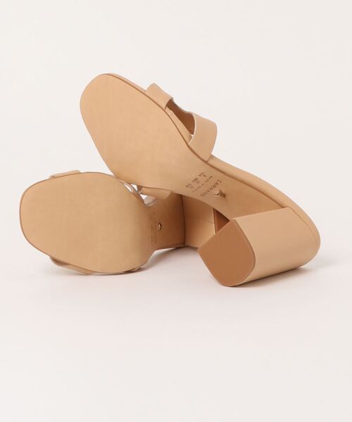 カラーノ CARRANO 8.5cmヒールミュールサンダル （オフホワイト） カラーノ CARRANO 8.5cmヒールミュールサンダル （ホワイト