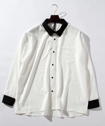 INASTUDIOS ZOO | 「INASTUDIOS SELECT」ポリストレッチ クレリックシャツ トップス レディース(シャツ/ブラウス)