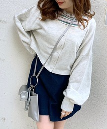 OLIVE des OLIVE | 裏毛カーディガン×ハイネックインナーset(カーディガン/ボレロ)