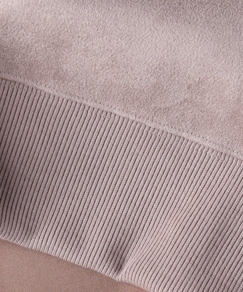 BACK NUMBER（バックナンバー）の「【BACK NUMBER】ビッグシルエットポリスウェードクルーネックスウェット（スウェット・メンズ・ケリーグリーン/ピンク/ベージュ・M/L/S/XL）」の13枚目の写真