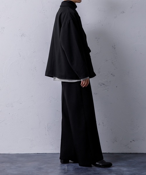 Adoon plain（アドーンプレーン）の「【Adoon plain】ダブルテーラードジャケット（テーラードジャケット・メンズ・ブラック/ダークブラウン/オレンジ・MEDIUM/LARGE）」の5枚目の写真