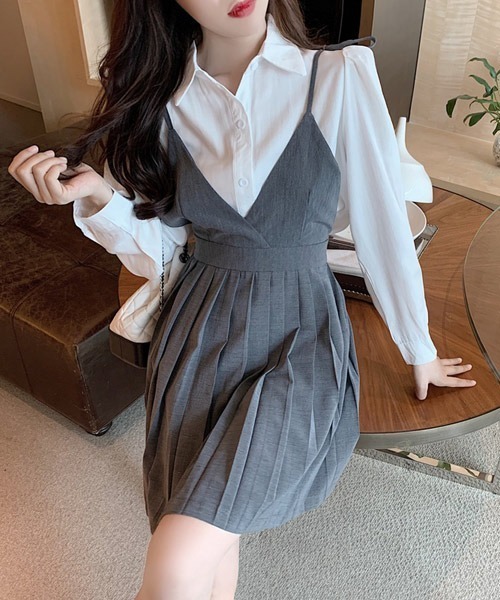 I Dare キャミソール プリーツ ミニ ワンピース ワンピース I Dare アイディア のファッション通販 Zozotown